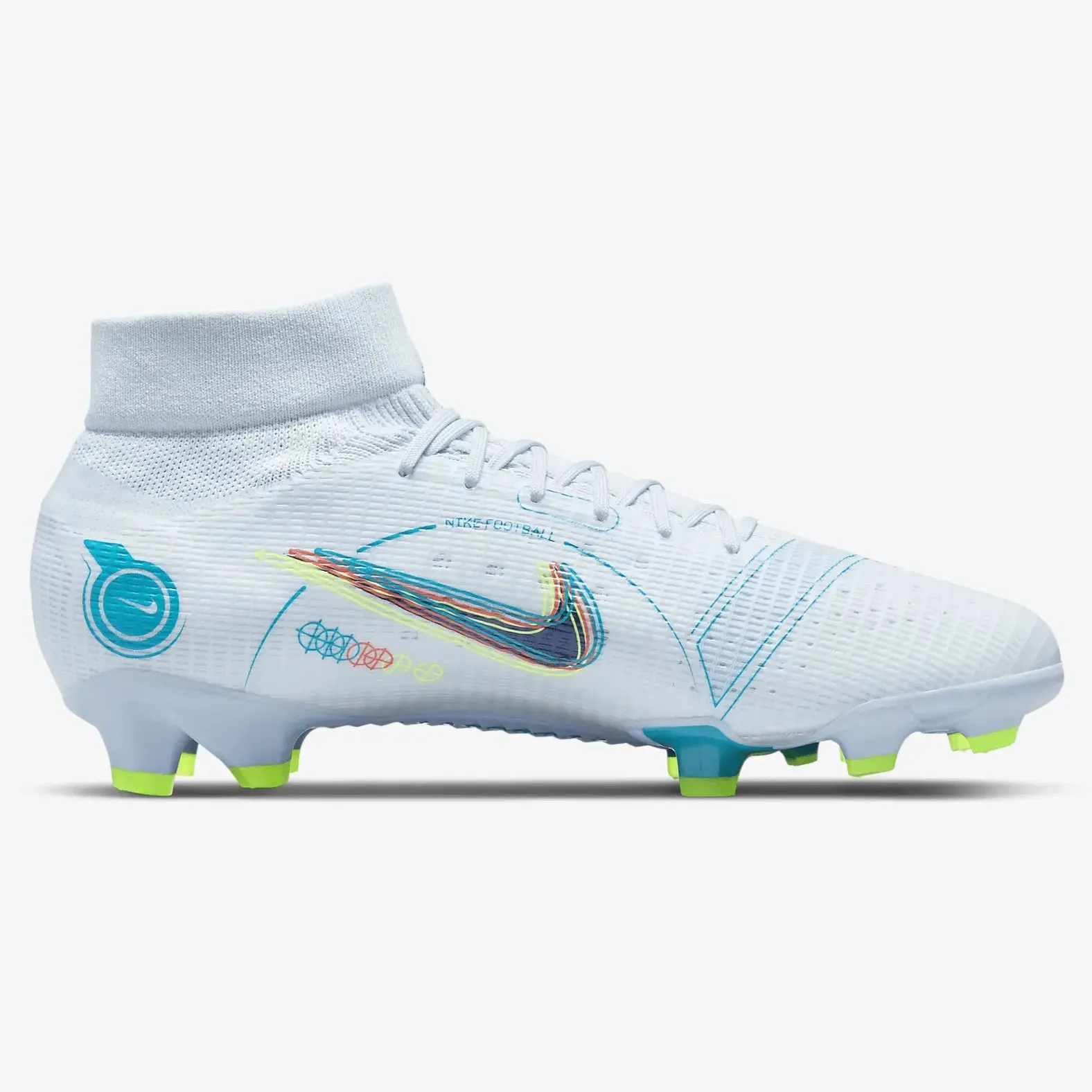 Nike Superfly 8 Pro FG - Grey-Blue