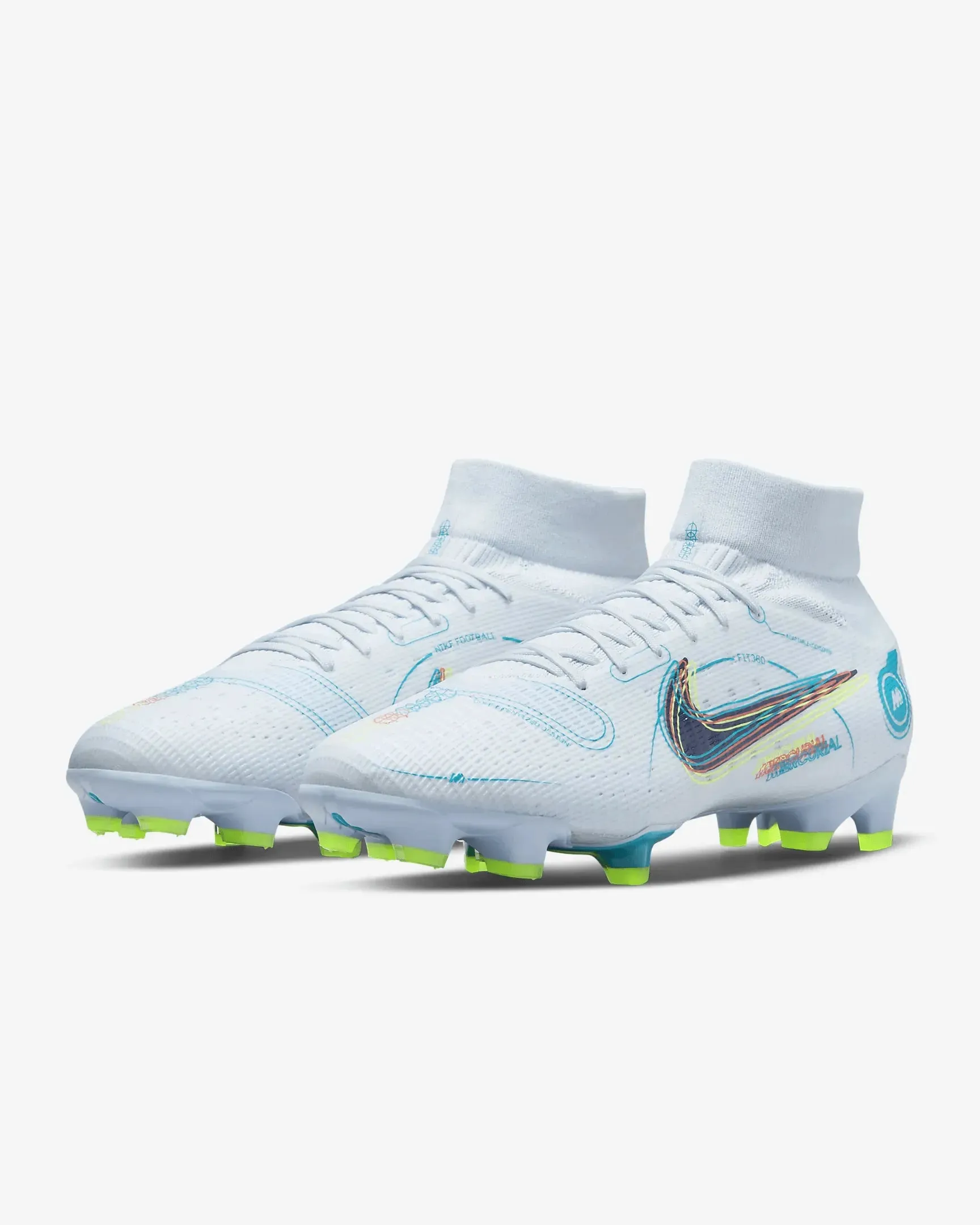 Nike Superfly 8 Pro FG - Grey-Blue