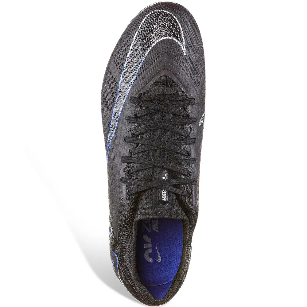 Nike Zoom Vapor 15 Pro AG-Pro Soccer Cleats (Black/Chrome-Hyper Royal)