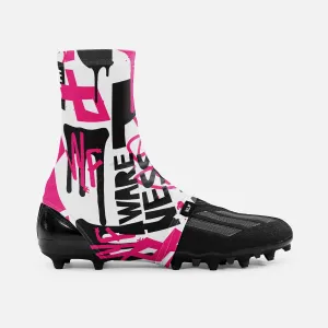 Pink Ribbon Awareness Spats / Cleat Covers