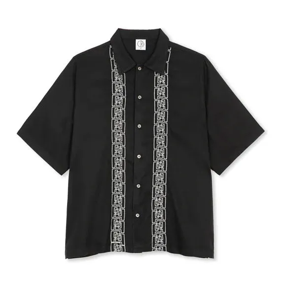 Polar Double P Bowling Shirt - Black/White