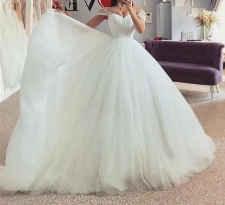 Princess Tulle Ball Wedding Gown All Sizes/Colors