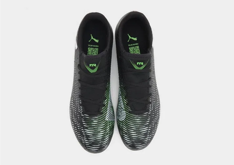 .Puma FUTURE 8 PLAY FG/AG Unisex Adults Football Boots - Black/Grey/Green - (108141-02) - BCL - R2L17