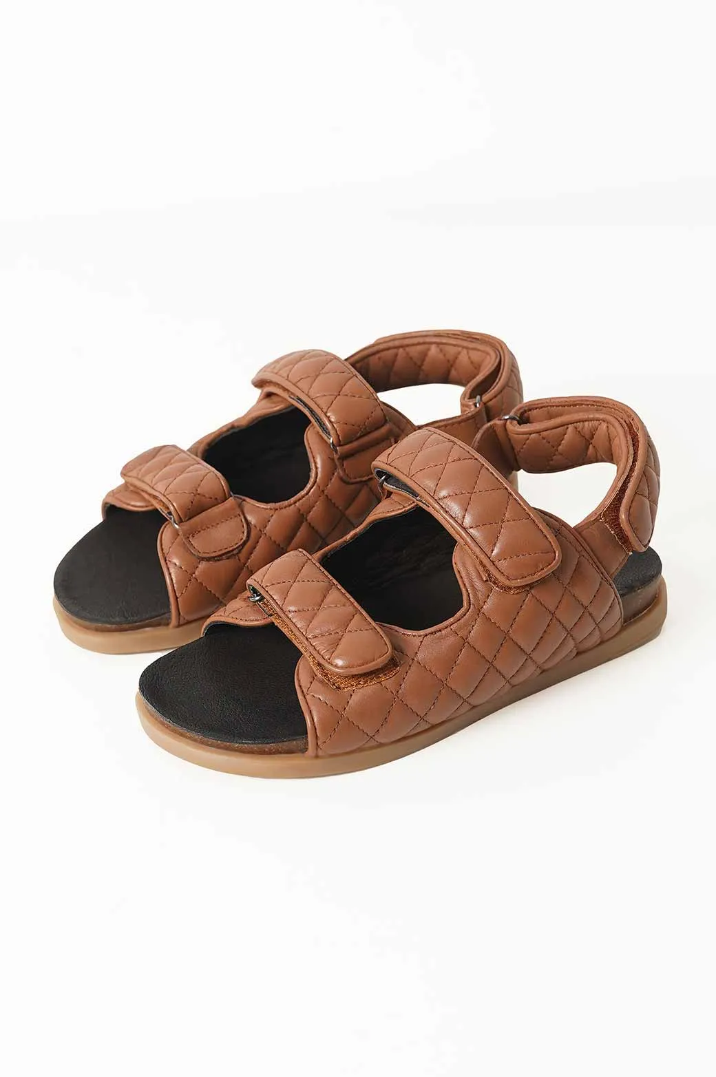 QUILTED SANDALS