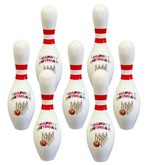 "Happy Birthday Bash" Bowling Pin - 10 Pins/Case -