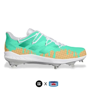 "Mint Ice Cream" Adidas Adizero Afterburner 8 Cleats