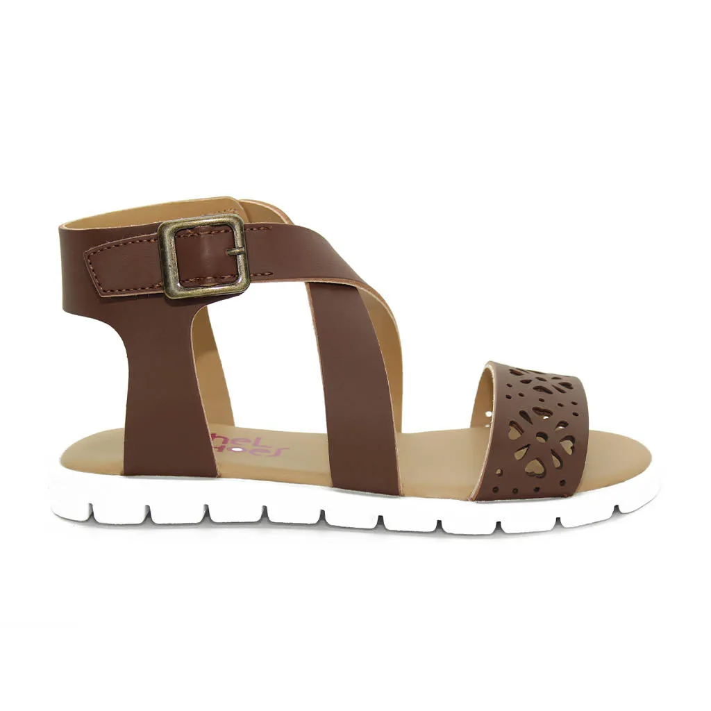 Rachel Jessica Sandals Brown Toddlers Kids Girls - Kids Shoes