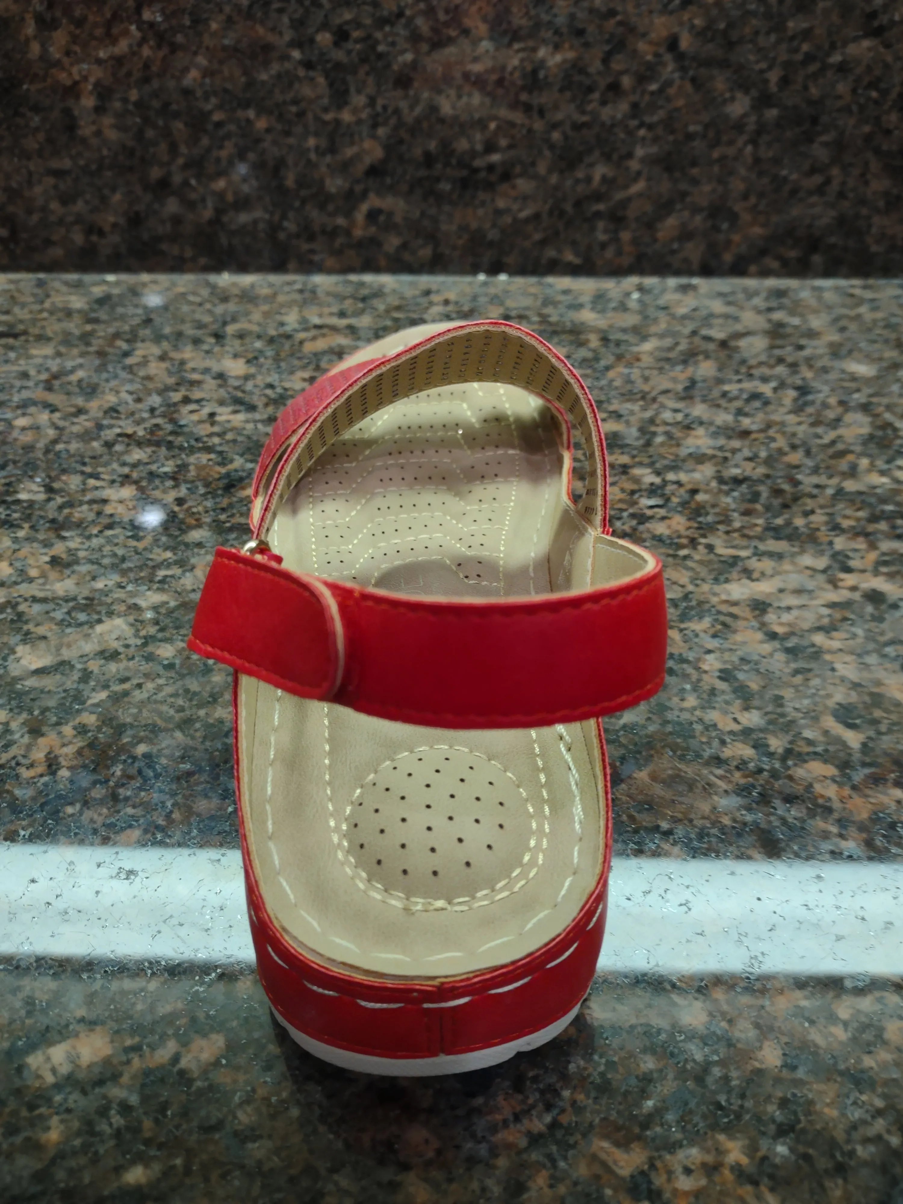 Red Double Strap Sandals | Boutique by Corkys | Calla