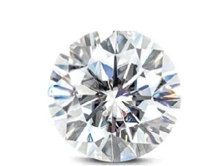 Round Brilliant Colorless Moissanite