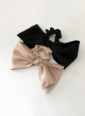 Satin Ribbon Hair Scrunchie