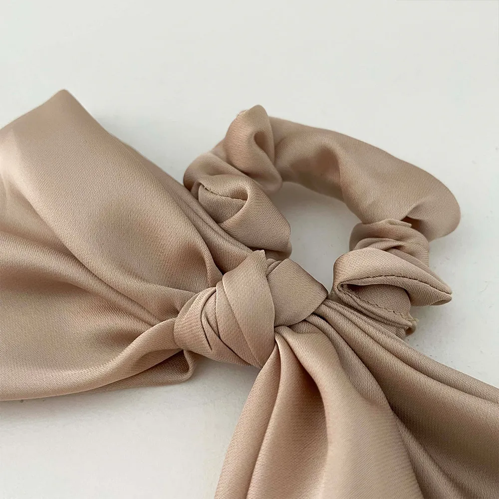 Satin Ribbon Hair Scrunchie