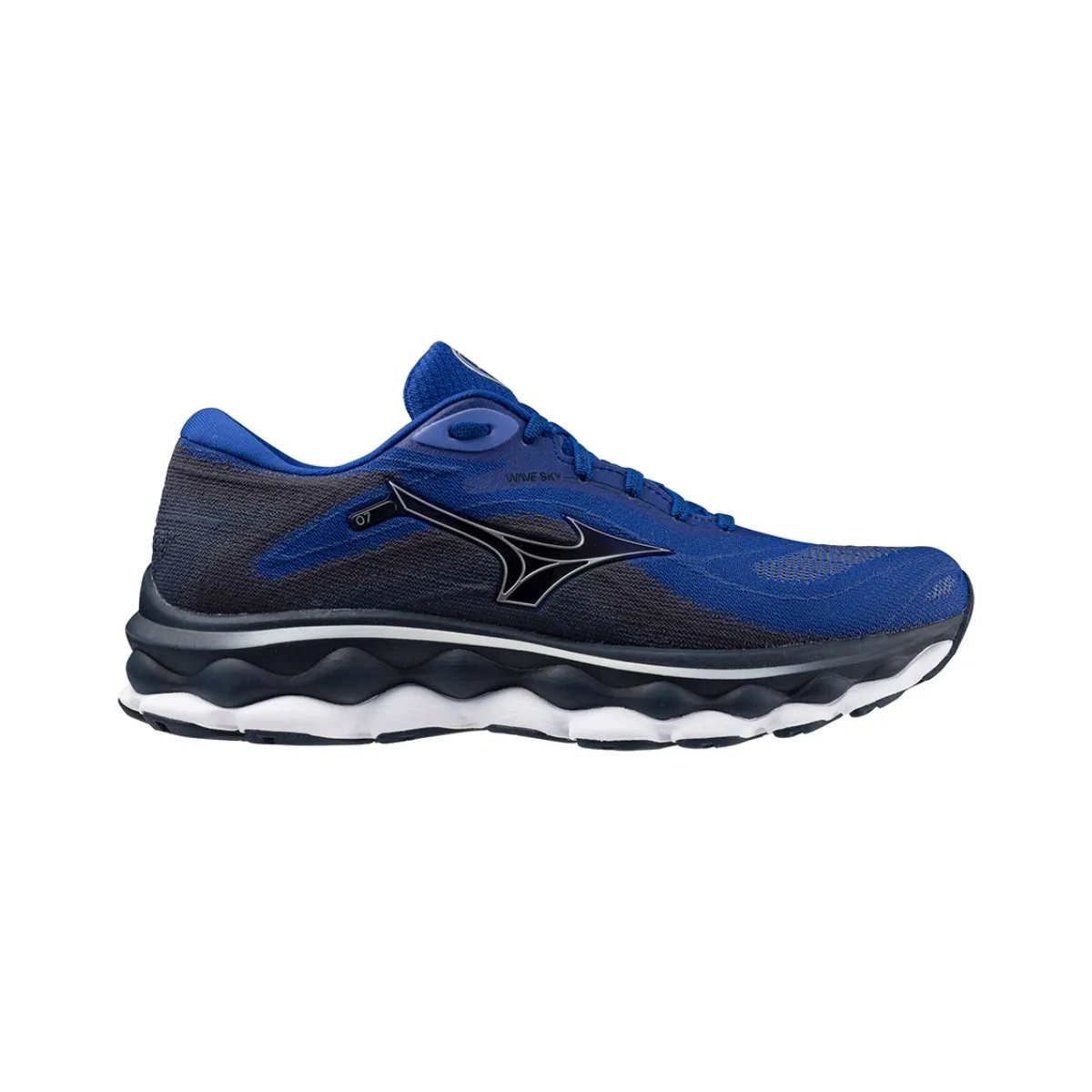 Shoes Mizuno Wave Sky 7 Blue Black SS24