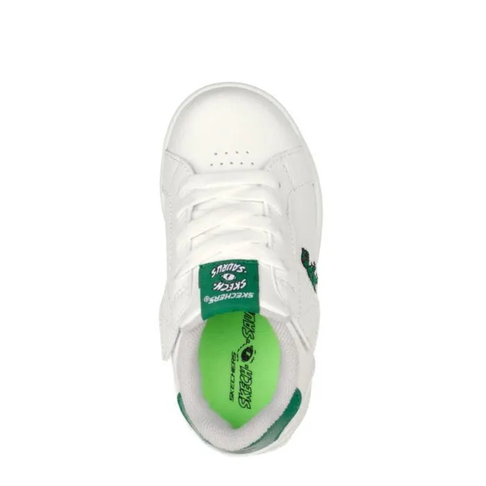 Skechers Toddlers Duratronz 2.0 White Green Dino