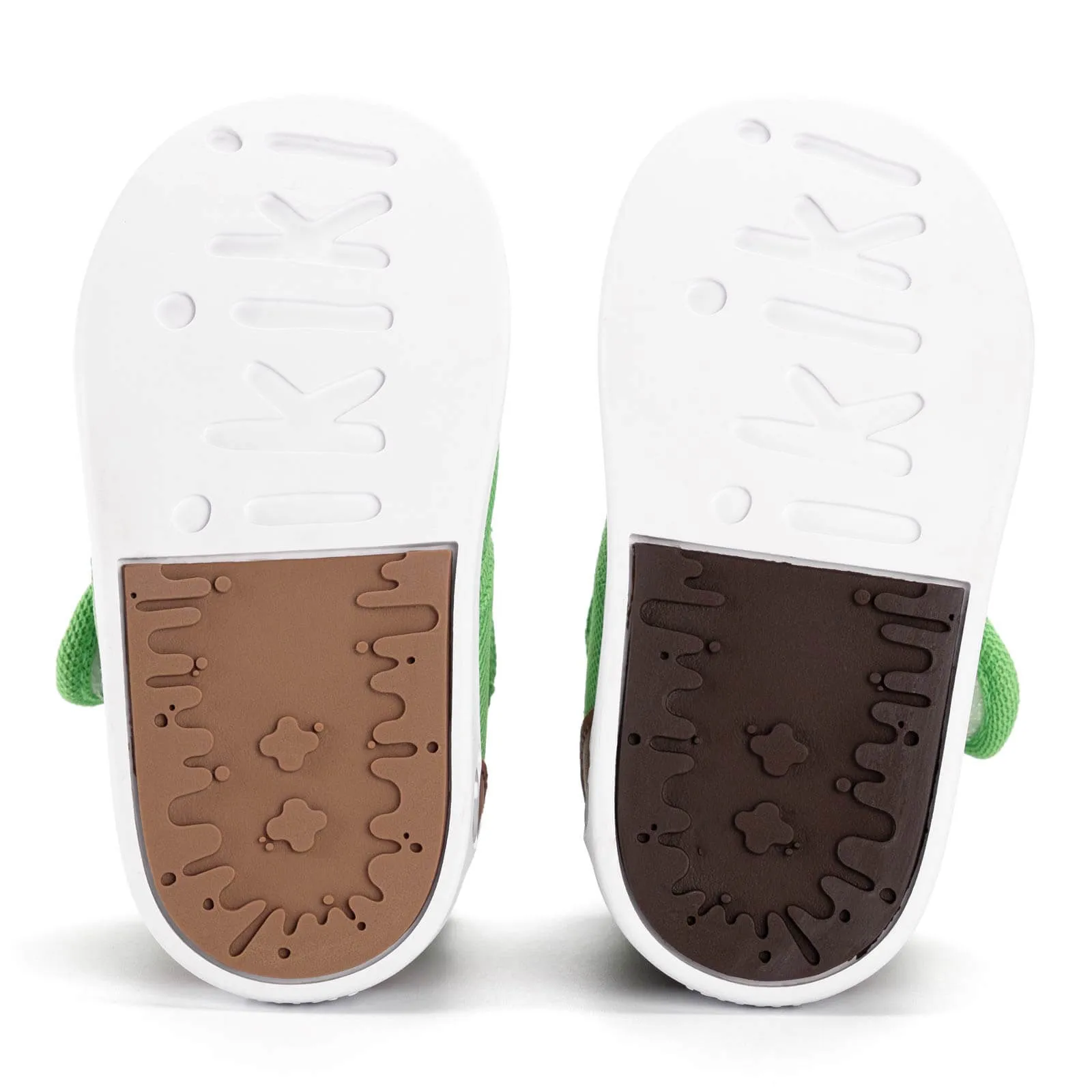 Sloth Squeaky Toddler Shoes | Green/Brown