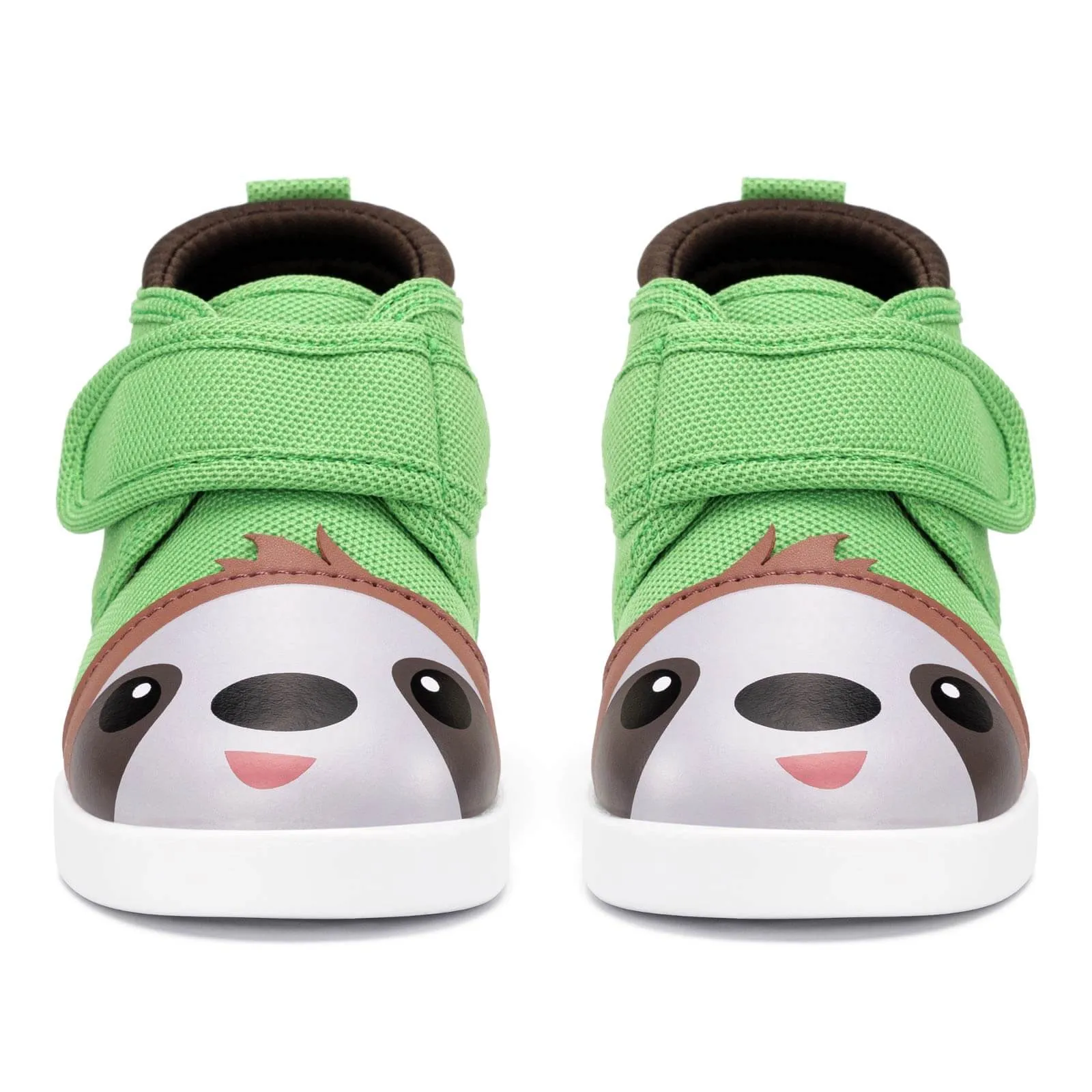 Sloth Squeaky Toddler Shoes | Green/Brown