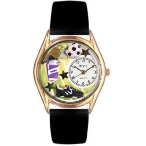 Soccer Watch Small Gold Style