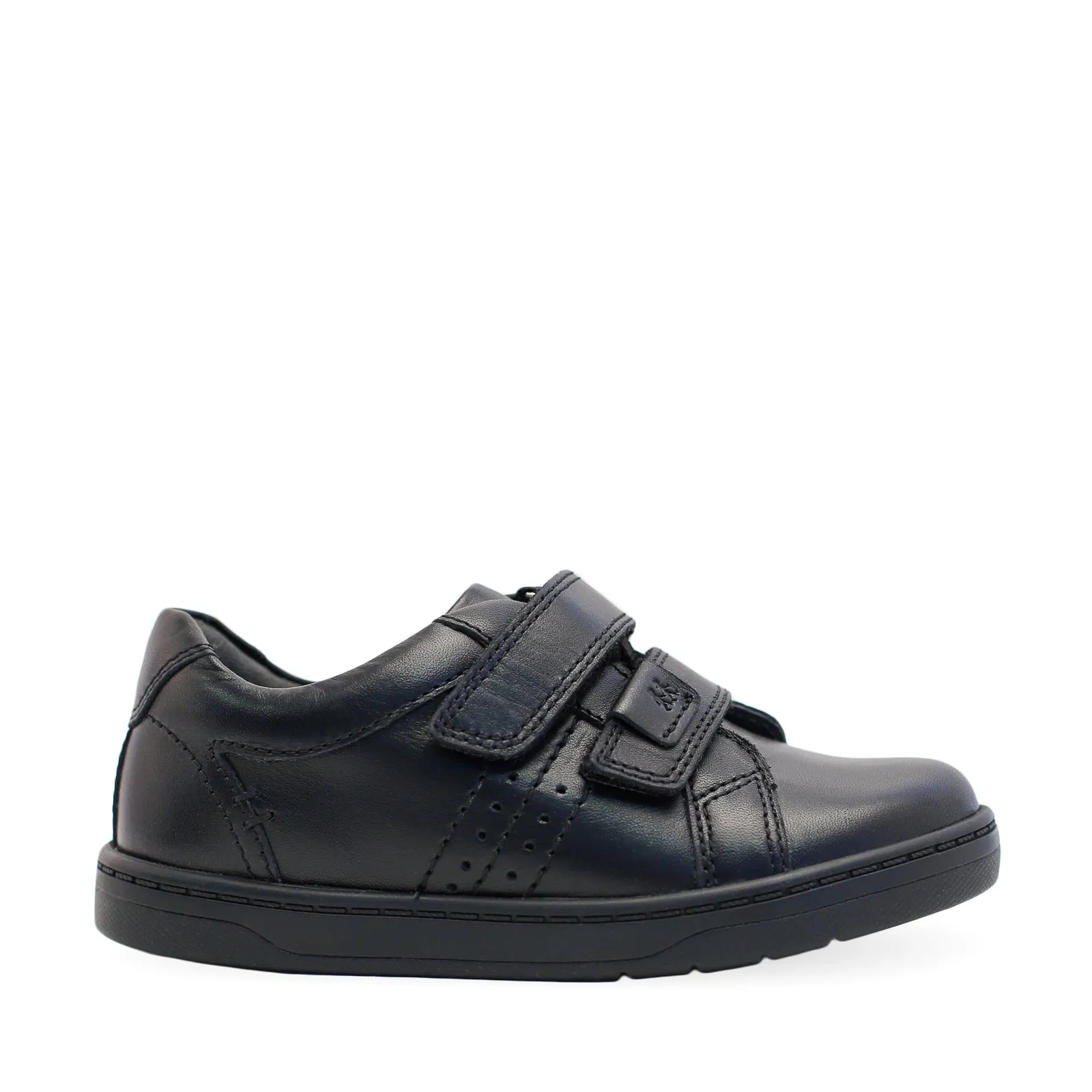 Start Rite Explore Boys Black School Shoe