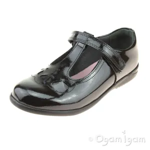 Start-rite Poppy Girls Black Patent School Shoe