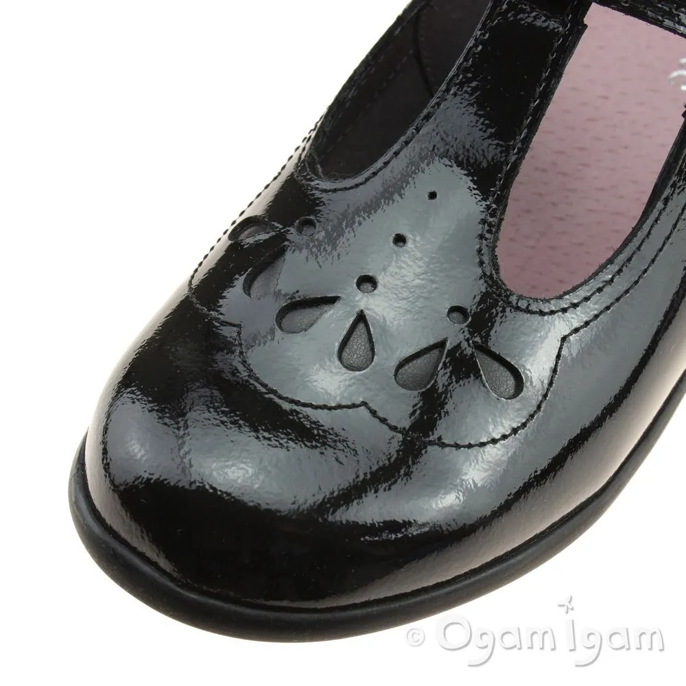 Start-rite Poppy Girls Black Patent School Shoe