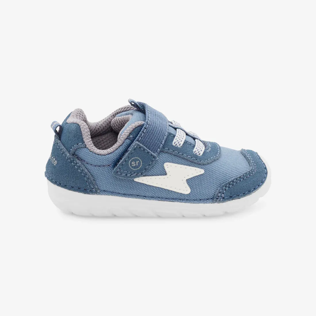 Stride Rite Navy Zips Runner Baby/Toddler Soft Motion Sneaker