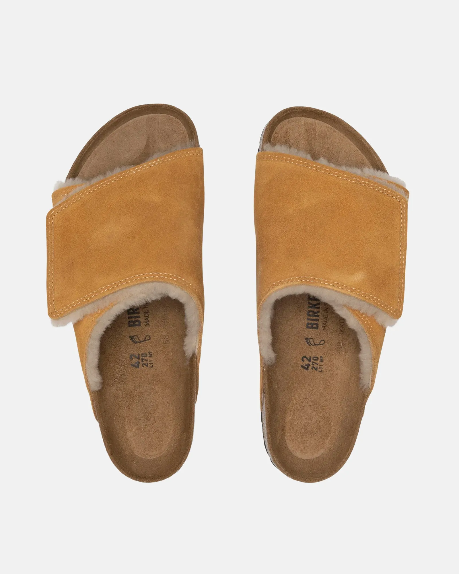 STÜSSY & BIRKENSTOCK SOLANA SHEARLING SLIDE