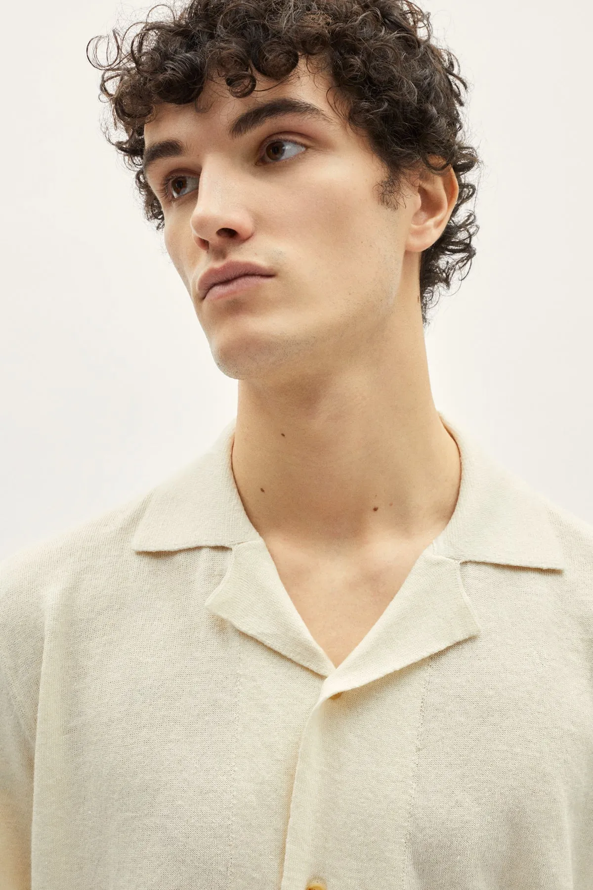 The Linen Cotton Bowling Shirt