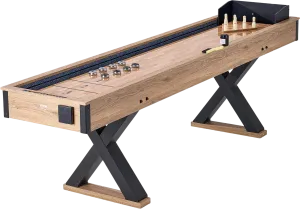 Vevor Shuffleboard Table 2 in 1 Bowling Combo Game Set 9' New