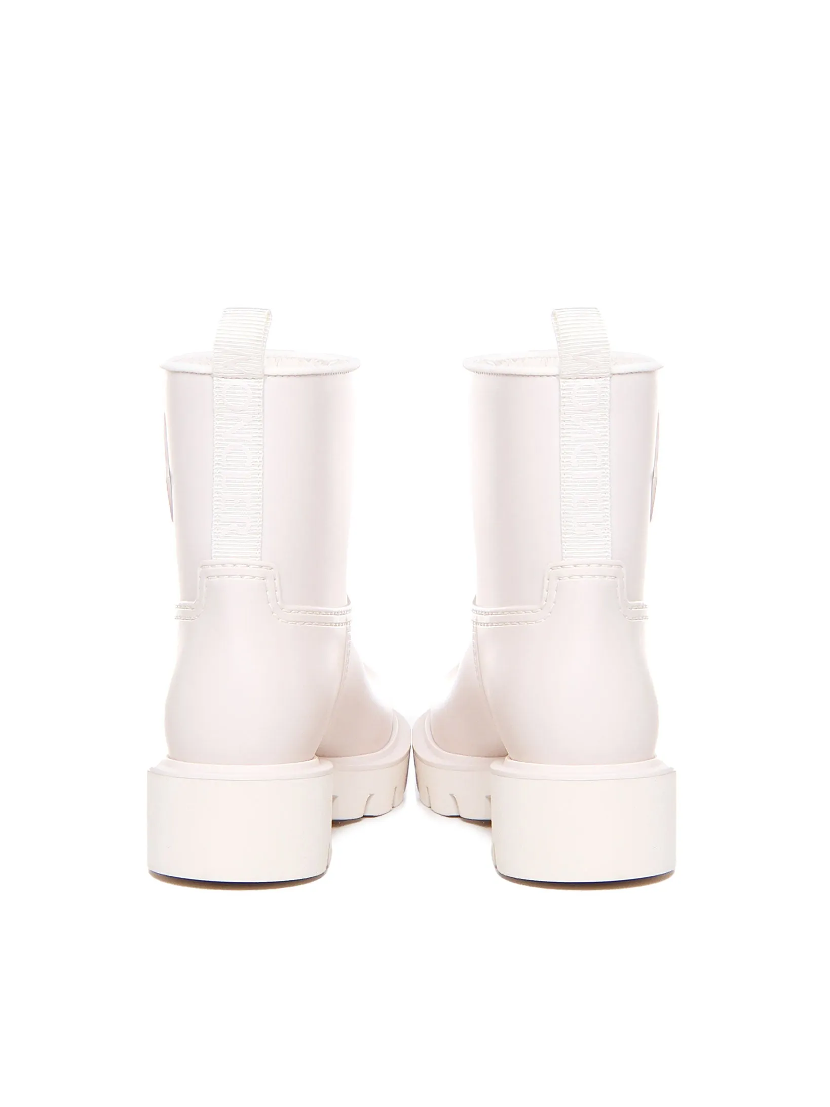 White Waterproof Drawstring Boots