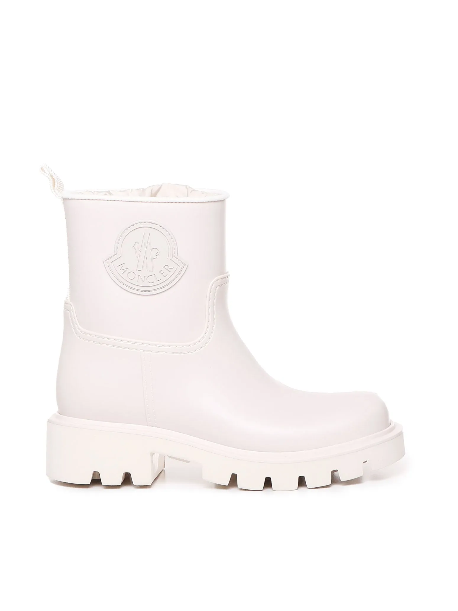 White Waterproof Drawstring Boots