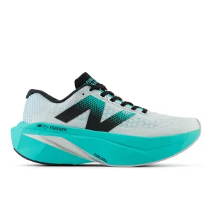 Women's FuelCell SuperComp Trainer v3 (LW - White/Cyber Jade/Silver Metallic/Deep Sea)