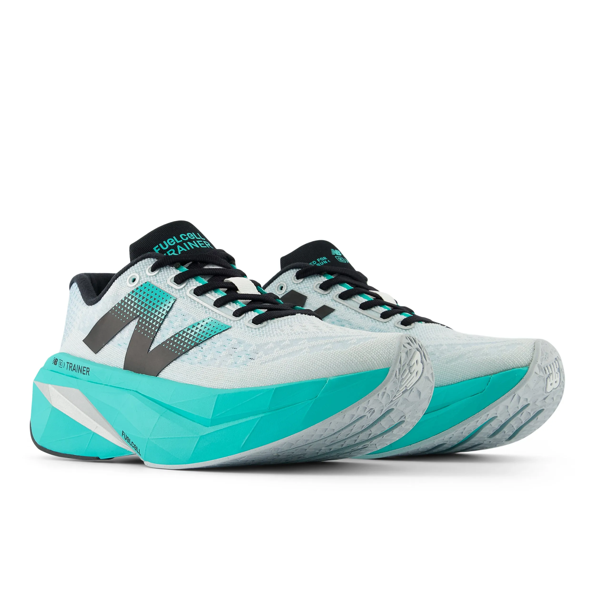 Women's FuelCell SuperComp Trainer v3 (LW - White/Cyber Jade/Silver Metallic/Deep Sea)