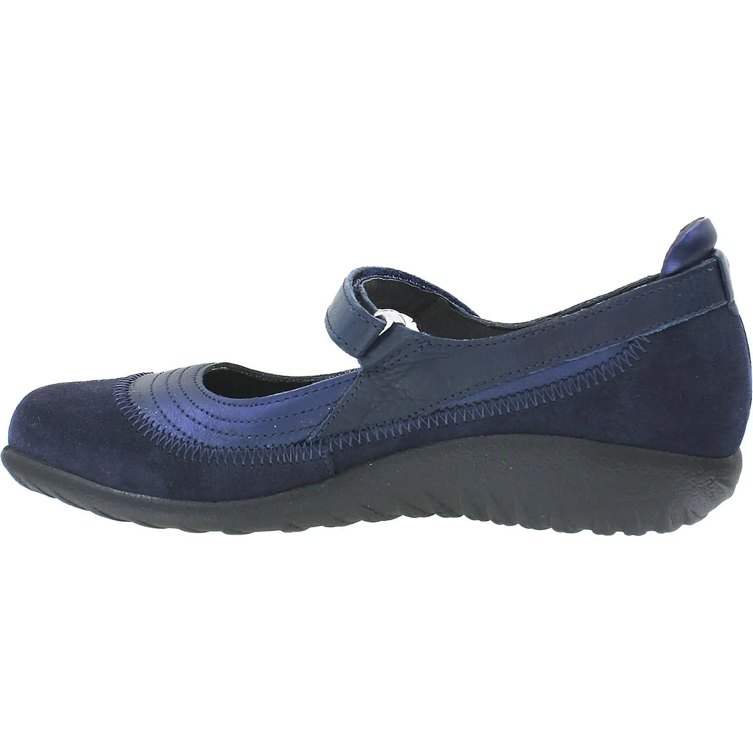 Women's Naot Kirei Polar Sea/Blue Velvet Leather/Nubuck