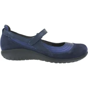 Women's Naot Kirei Polar Sea/Blue Velvet Leather/Nubuck