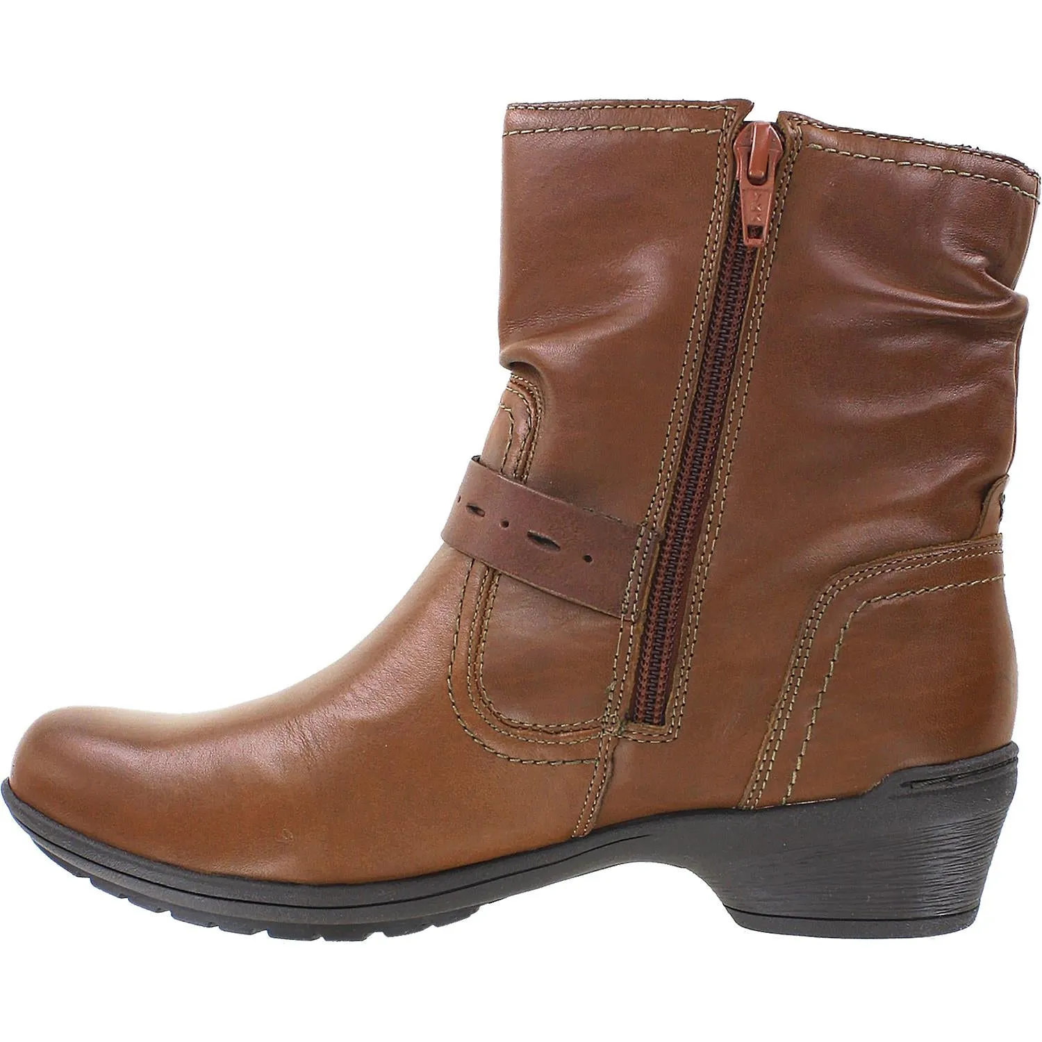 Women's Rockport Riley Waterproof Mid Boot Almond Leather