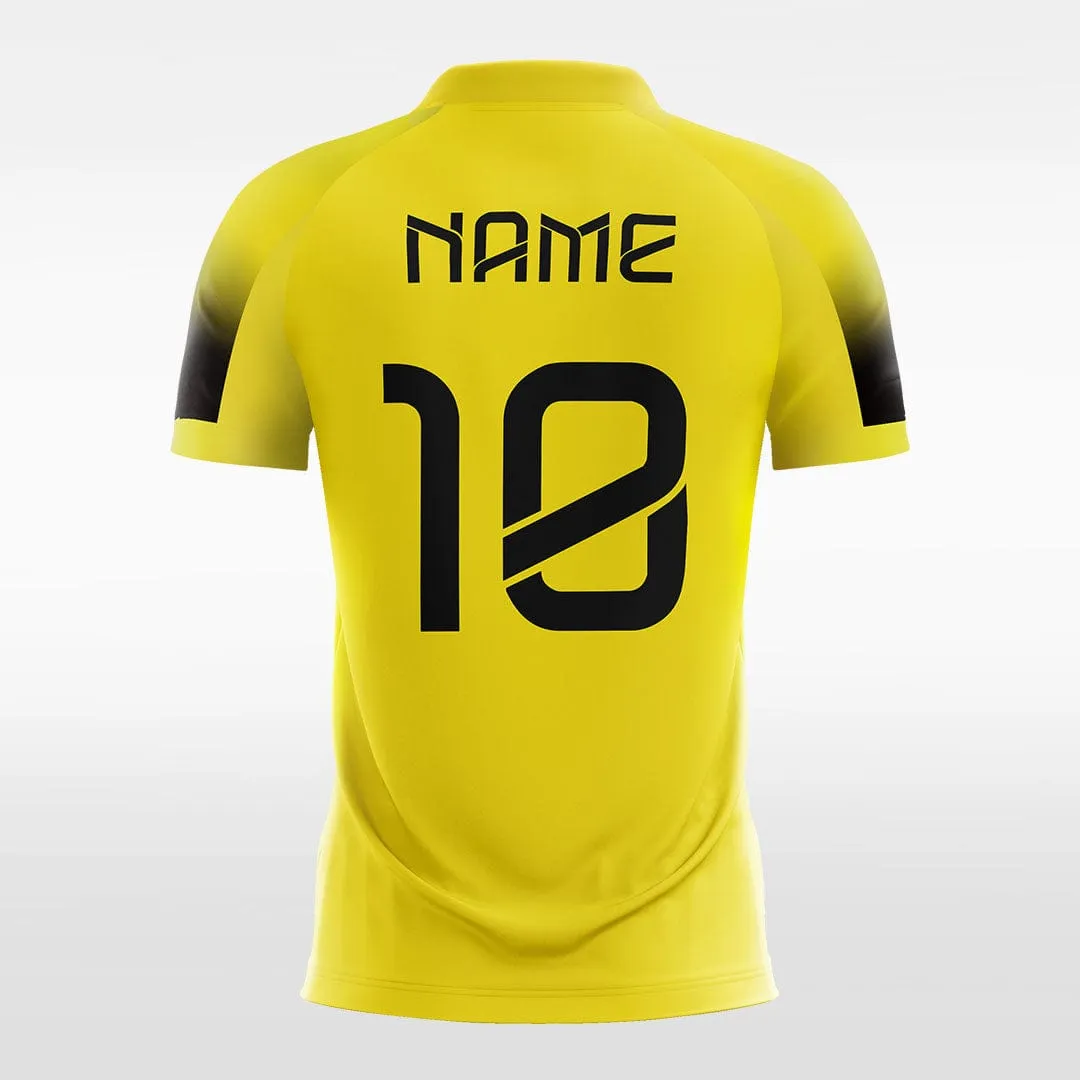 Yellow Stripe - Women Custom Soccer Jerseys Design Gradient